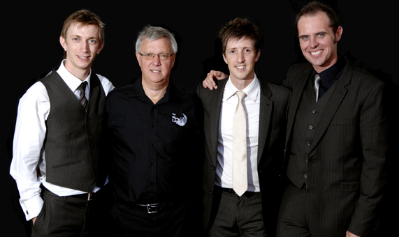 The Moon Loungers' team featuring manager Uncle Alan the moon loungers team